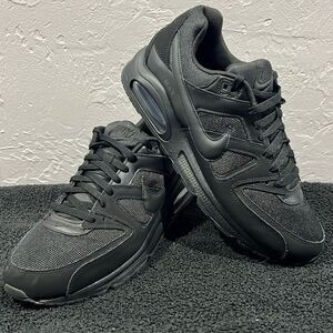 🔥🔥 NIKE Air Max Command Triple Black Running Streetwear Shoes Sz 12 - PERFECT